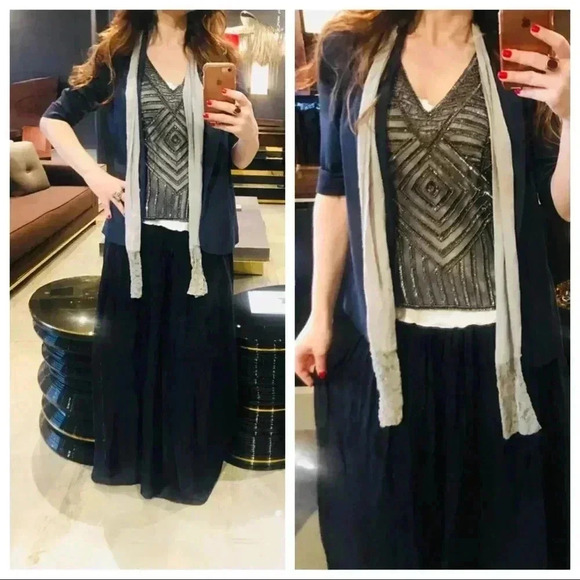 Beaded Silk Sexy Top - Picture 3 of 16